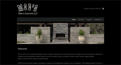 Desktop Screenshot of moesconcrete.com